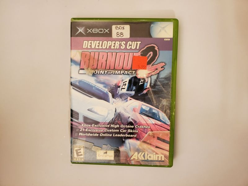 Microsoft Xbox Burnout 2 Point of Impact video game