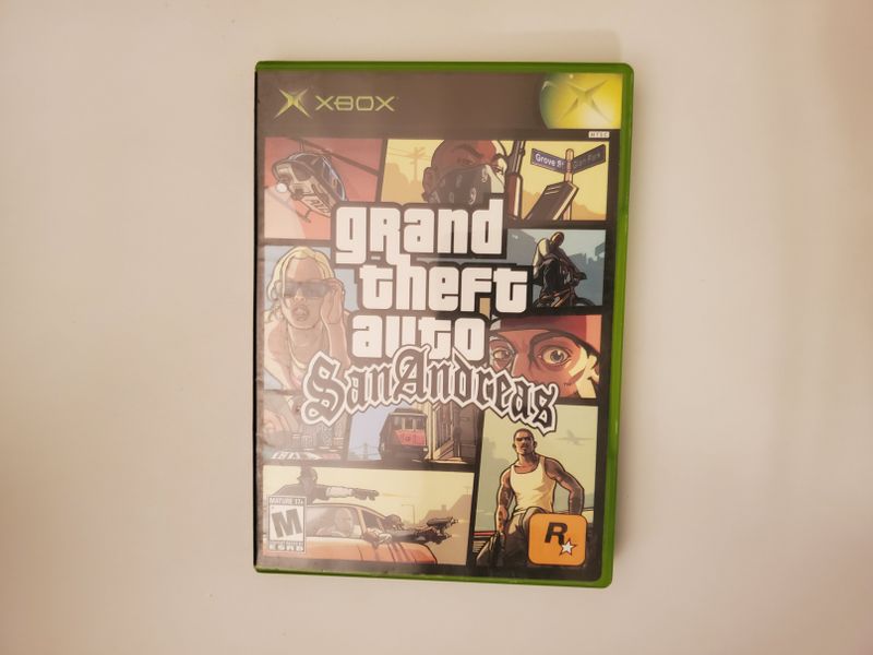 Microsoft Xbox Grand Theft Auto San Andreas video game
