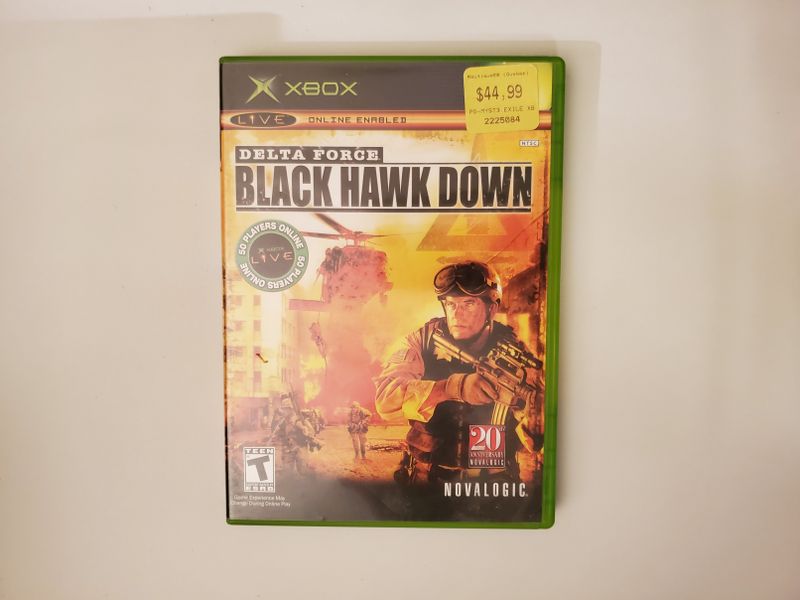 Microsoft Xbox Delta Force Black Hawk Down video game