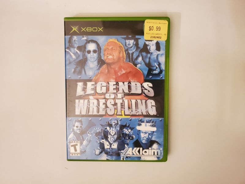 Microsoft Xbox Legends of Wrestling video game