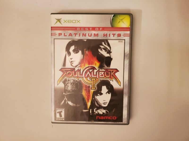 Microsoft Xbox Soul Calibur II Platinum Hits video game