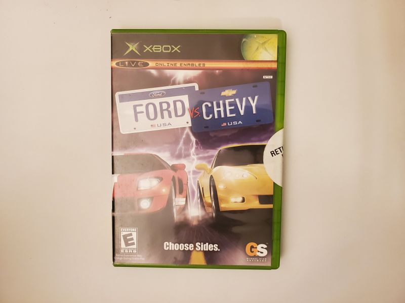 Microsoft Xbox Ford Vs Chevy video game