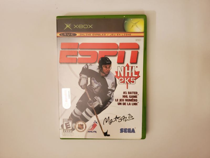 Microsoft Xbox ESPN NHL 2K5 video game
