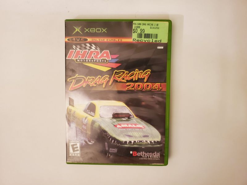 Microsoft Xbox IHRA Drag Racing 2004 video game