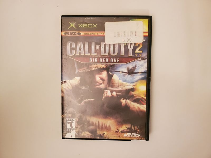 Microsoft Xbox Call of Duty 2 Big Red One video game