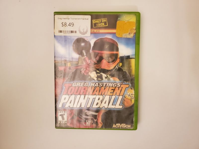 Microsoft Xbox Greg Hastings Tournament Paintball video game