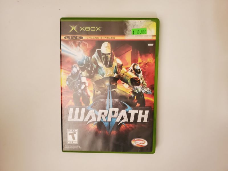 Microsoft Xbox Warpath video game