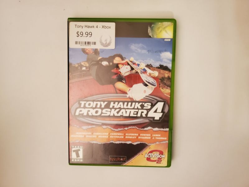 Microsoft Xbox Tony Hawk's Pro Skater 4 video game