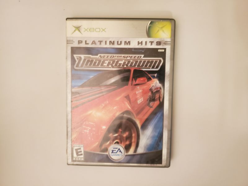 Microsoft Xbox Need For Speed Underground Platinum Hits video game