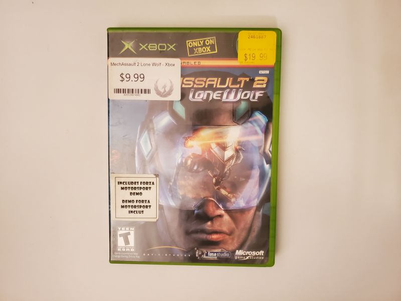 Microsoft Xbox MechAssault 2: Lone Wolf video game