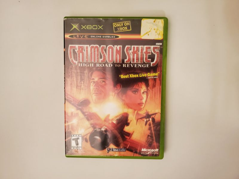 Microsoft Xbox Crimson Skies High Road to Revenge video game