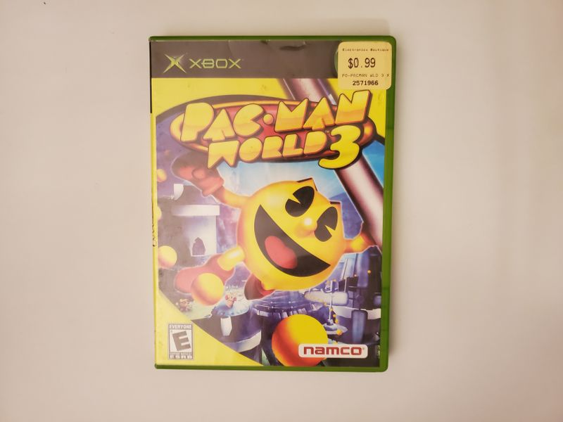Microsoft Xbox Pac Man World 3 video game