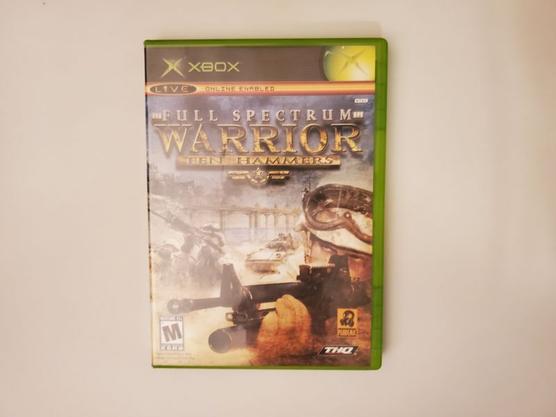 Microsoft Xbox Full Spectrum Warrior Ten Hammers video game