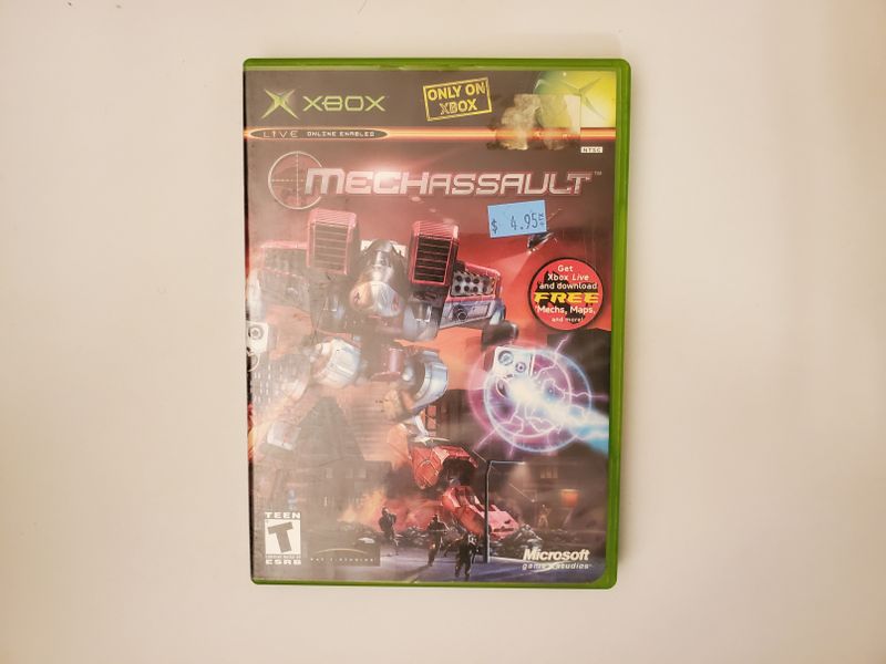 Microsoft Xbox MechAssault video game