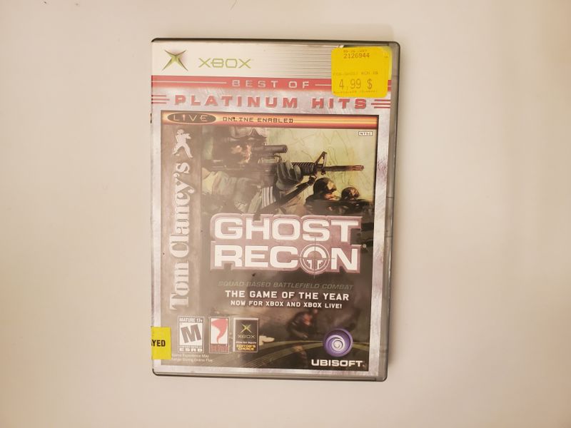 Microsoft Xbox Tom Clancy's Ghost Recon: Platinum Hits video game