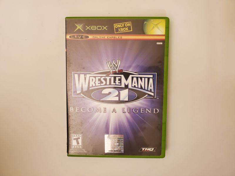Microsoft Xbox WWE WrestleMania 21 video game