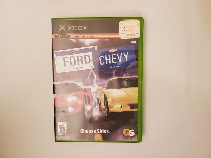 Microsoft Xbox Ford Vs Chevy video game