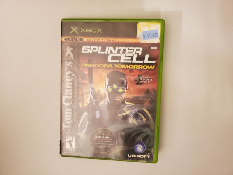Microsoft Xbox Tom Clancy's Splinter Cell: Pandora Tomorrow video game