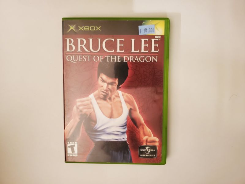 Microsoft Xbox Bruce Lee Quest of the Dragon video game