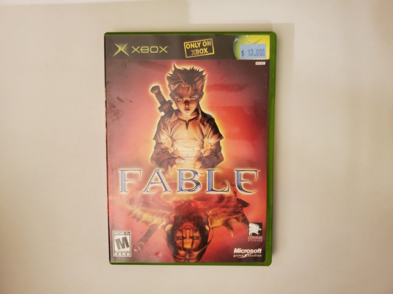 Microsoft Xbox Fable video game
