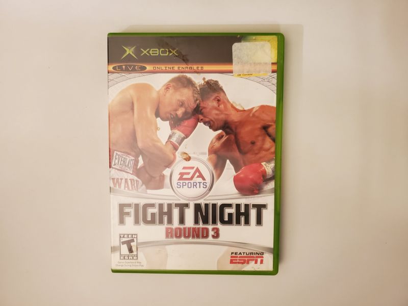 Microsoft Xbox Fight Night Round 3 video game
