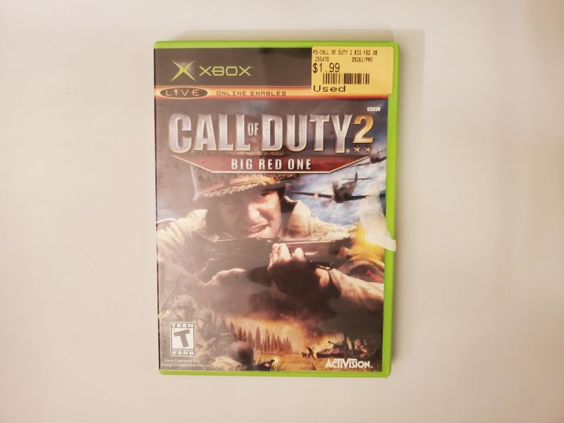 Microsoft Xbox Call of Duty 2 Big Red One video game
