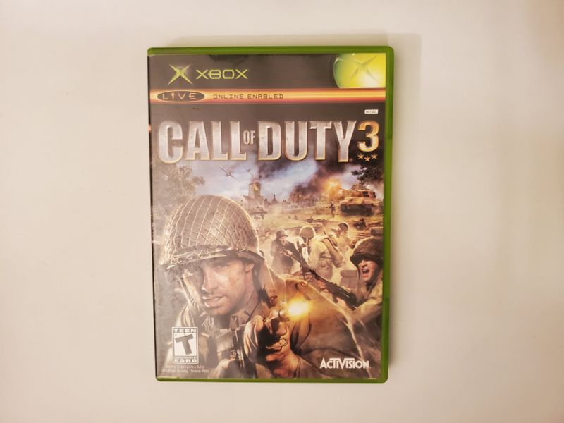 Microsoft Xbox Call of Duty 3 video game