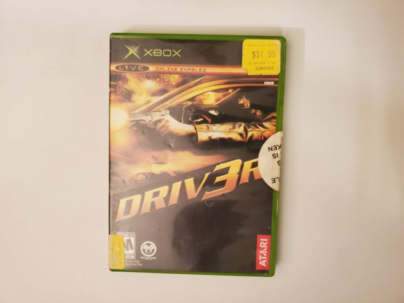 Microsoft Xbox Driv3r video game