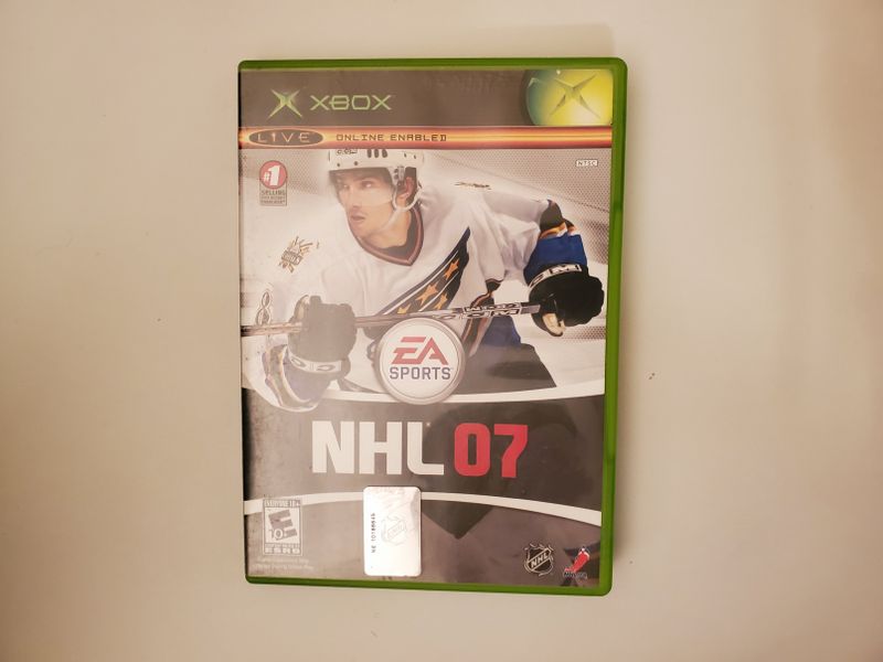 Microsoft Xbox NHL 07 video game