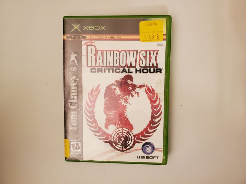 Microsoft Xbox Rainbow Six Critical Hour video game