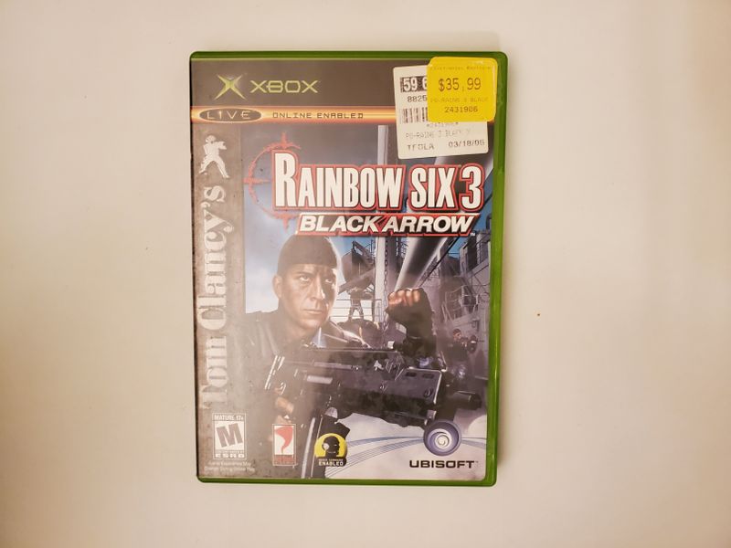 Microsoft Xbox Tom Clancy's Rainbow Six 3: Black Arrow video game