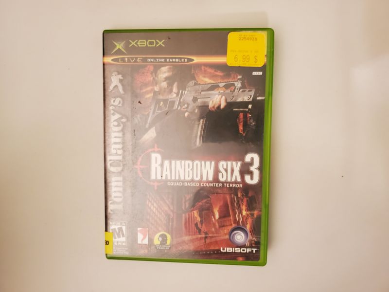 Microsoft Xbox Tom Clancy's Rainbow Six 3 video game