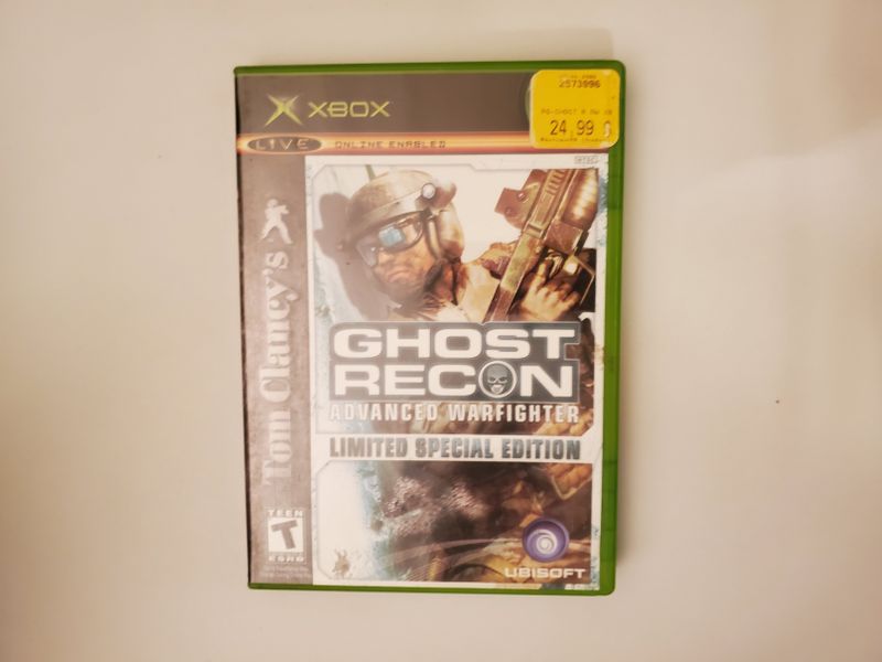 Microsoft Xbox Ghost Recon Advanced Warfighter Limited Special Edition video game