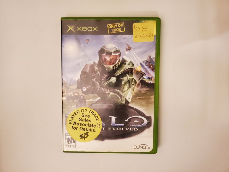 Microsoft Xbox Halo Combat Evolved video game