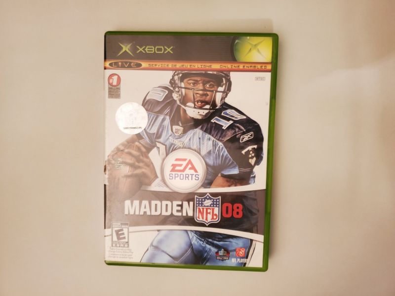 Microsoft Xbox Madden NFL 08 video game