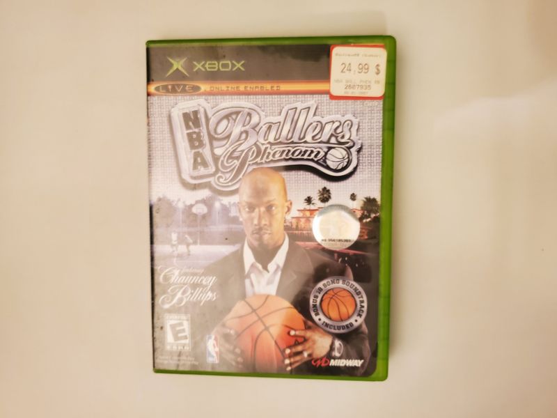 Microsoft Xbox NBA Ballers Phenom video game