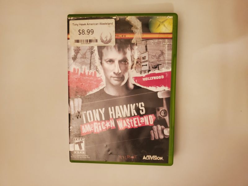 Microsoft Xbox Tony Hawk's American Wasteland video game