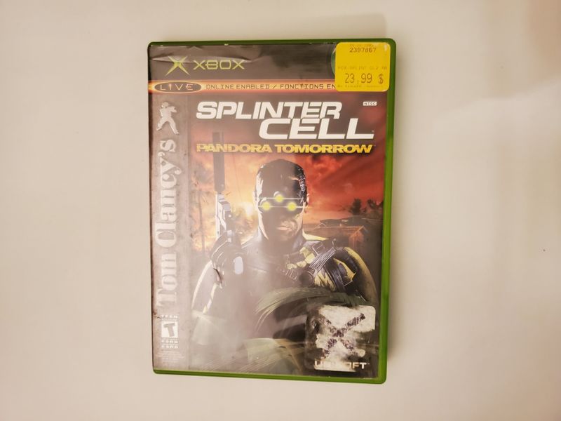 Microsoft Xbox Tom Clancy's Splinter Cell: Pandora Tomorrow video game