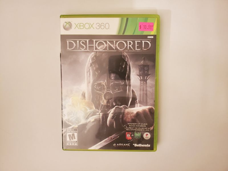 Microsoft Xbox 360 Dishonored video game