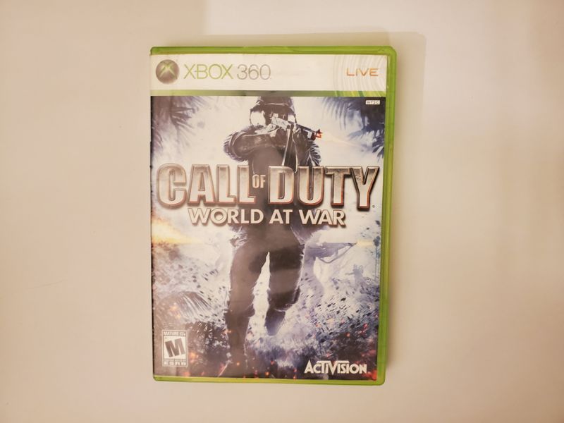 Microsoft Xbox 360 Call of Duty World At War video game