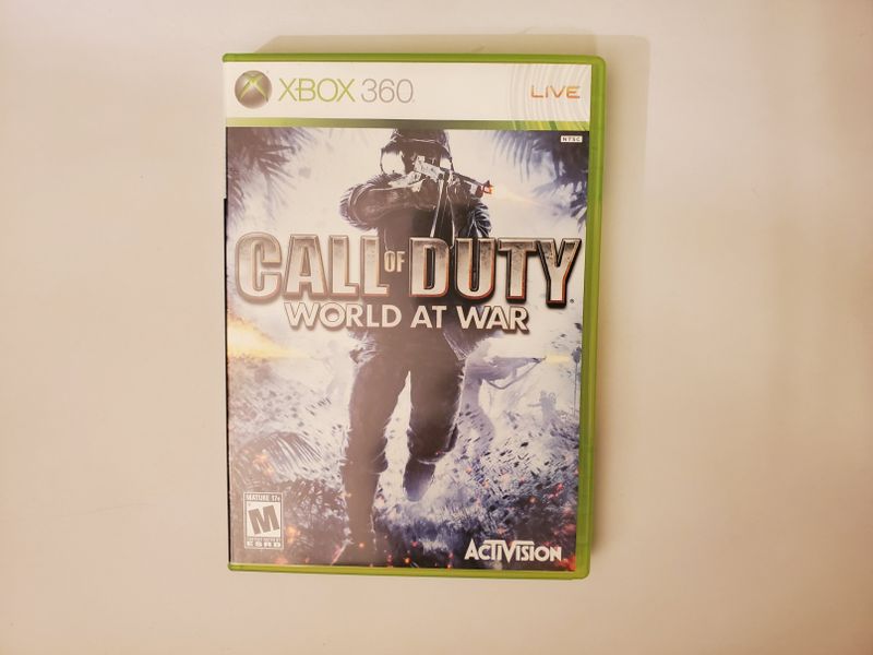Microsoft Xbox 360 Call of Duty World At War video game