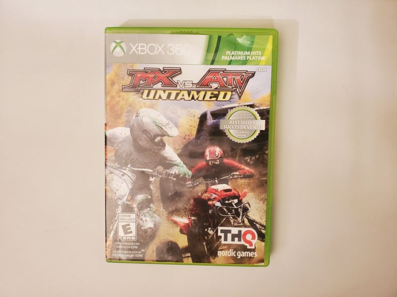 Microsoft Xbox 360 MX Vs. ATV Untamed Platinum Hits video game