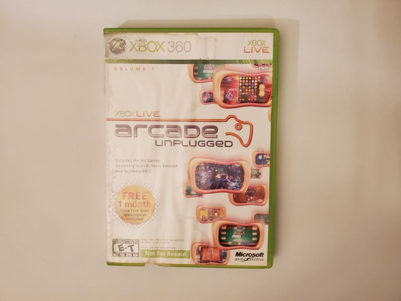 Microsoft Xbox 360 Xbox Live Arcade Unplugged: Volume 1 (Not For Resale) video game