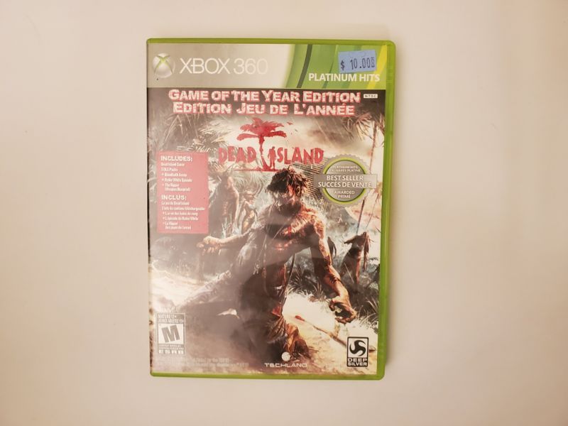 Microsoft Xbox 360 Dead Island Game of the year edition Platinum Hits video game