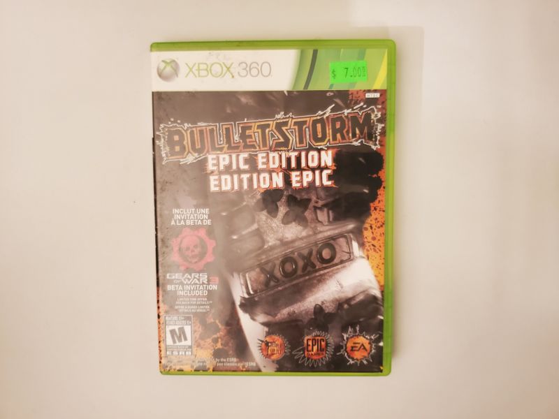 Microsoft Xbox 360 Bulletstorm Epic Edition video game