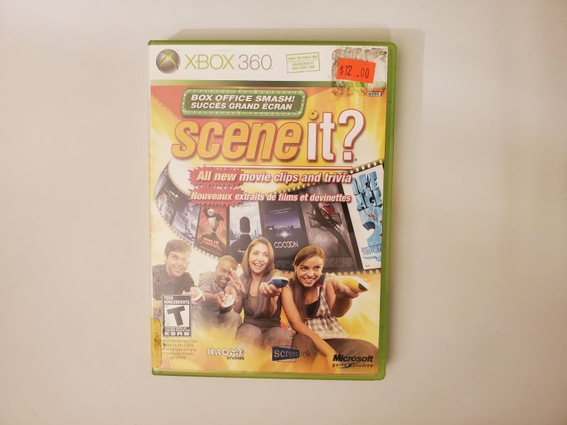 Microsoft Xbox 360 Scene It? Box Office Smash video game