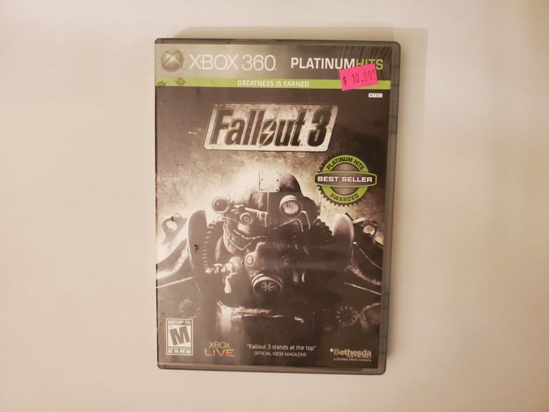 Microsoft Xbox 360 Fallout 3 (Platinum Hits, Best Seller) video game