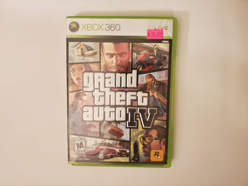 Microsoft Xbox 360 Grand Theft Auto IV video game