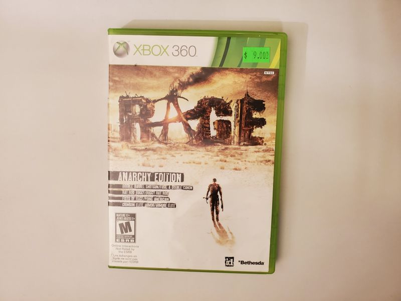 Microsoft Xbox 360 Rage Anarchy Edition video game