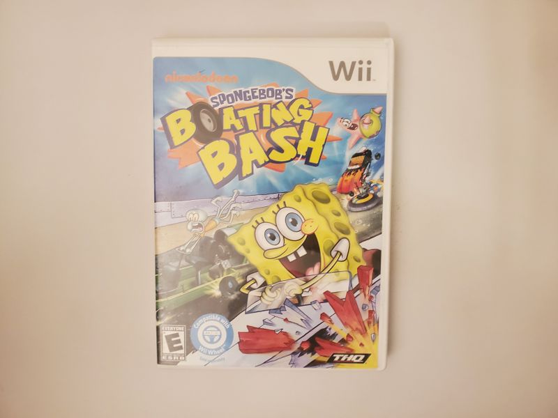 Nintendo Wii SpongeBob's Boating Bash video game